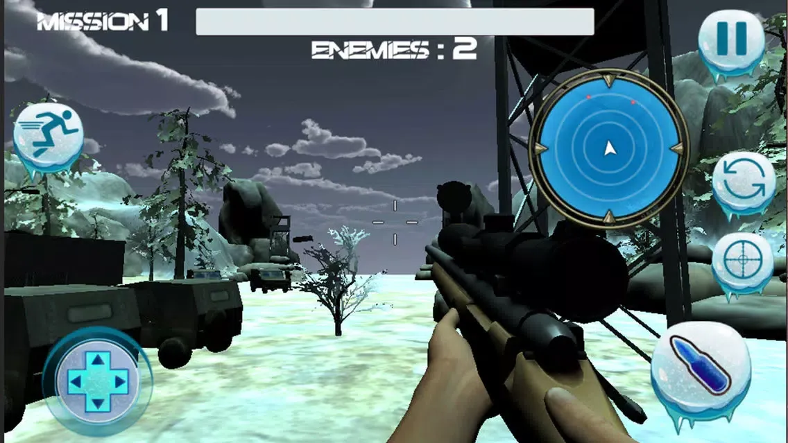 Скриншоты Arctic Commando sniper shooter - Army war