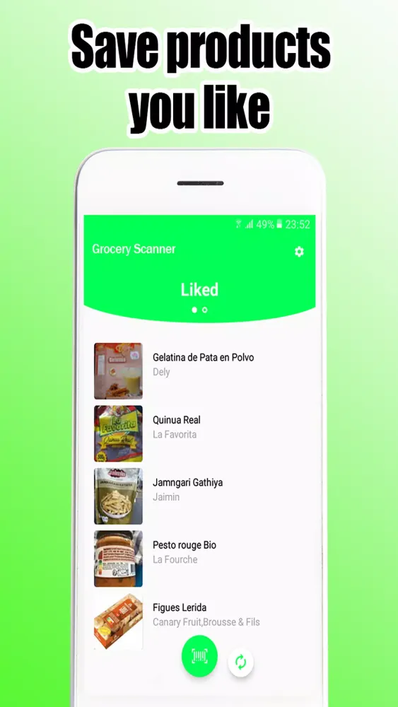 Grocery Scanner Screenshots