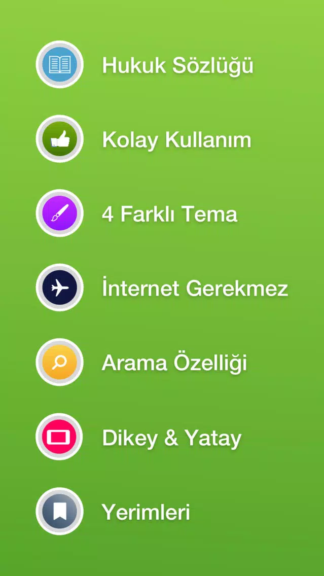 Captures d'écran de iKanunlar ile Kanunlar cepte!