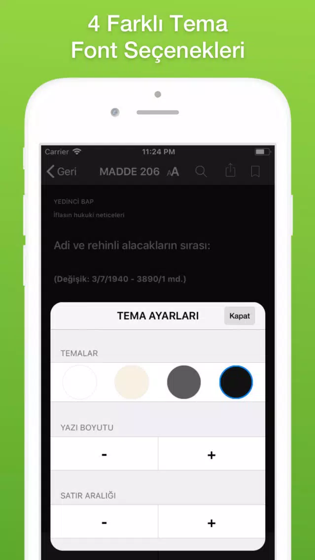 Captures d'écran de iKanunlar ile Kanunlar cepte!
