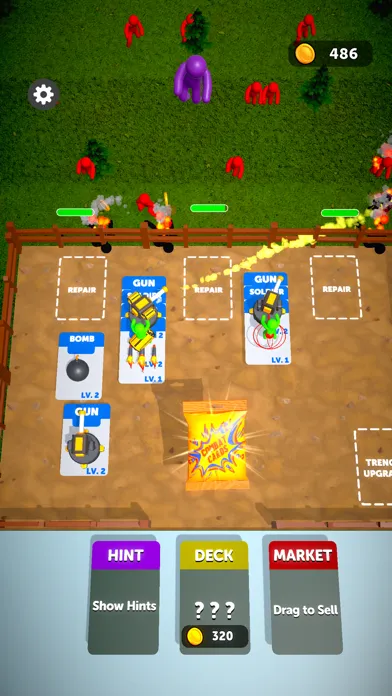 Screenshot di Combat Cards!