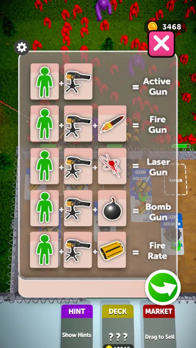Screenshot di Combat Cards!
