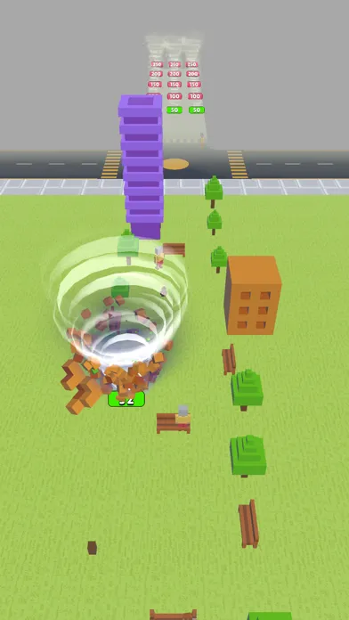 Tangkapan layar Pixel Tornado