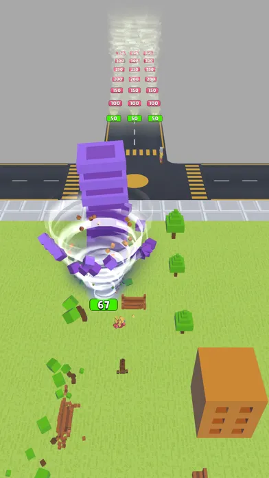 Tangkapan layar Pixel Tornado