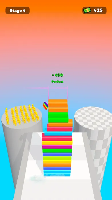 Capturas de tela do Stack High!