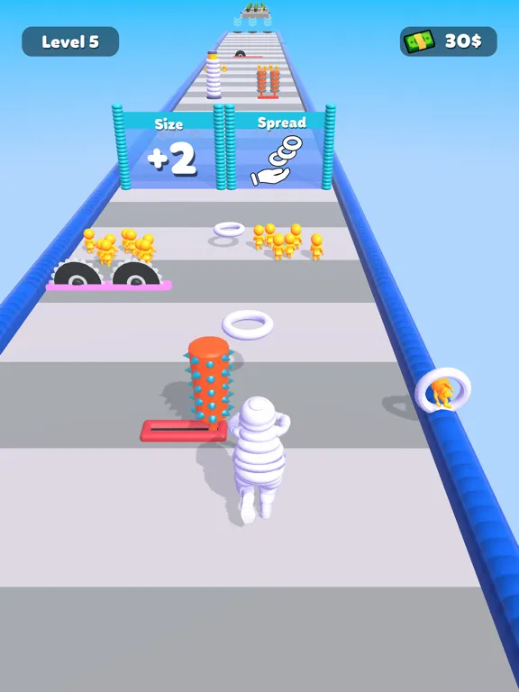 Ảnh chụp màn hình của Tyre Guy Run iPad 