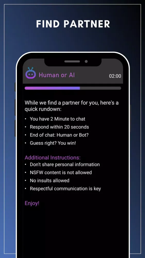 Tangkapan skrin Human or AI