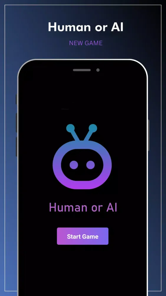 Tangkapan skrin Human or AI