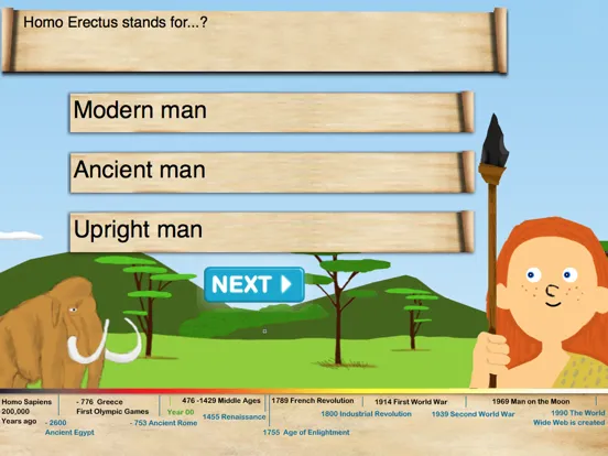 Capturas de pantalla de History Quiz For Kids iPad 