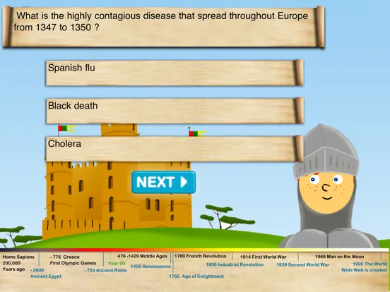 Capturas de pantalla de History Quiz For Kids iPad 
