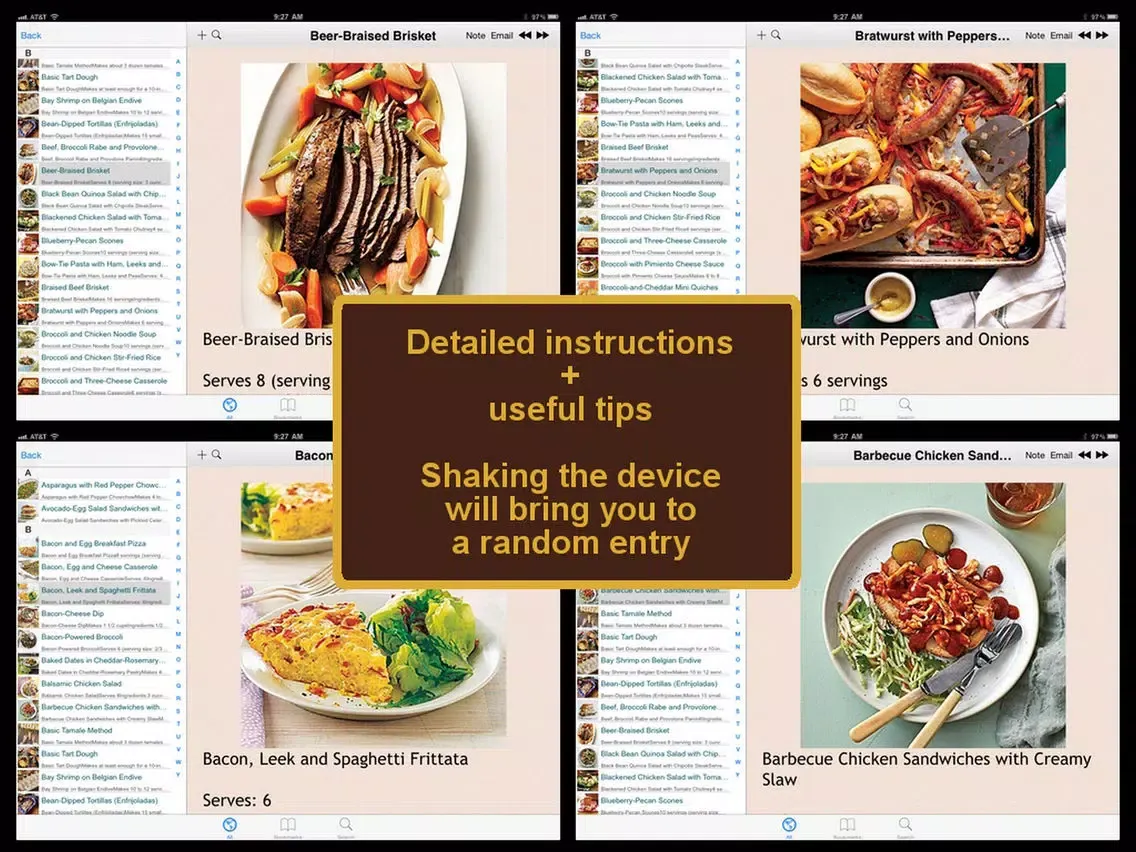 Recookable Recipes iPad  سکرین شاٹس