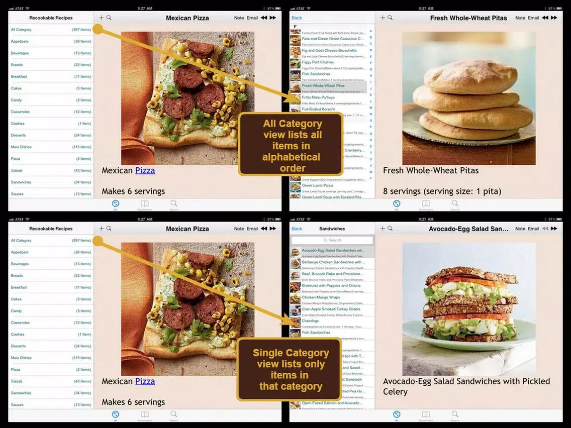 Recookable Recipes iPad  سکرین شاٹس
