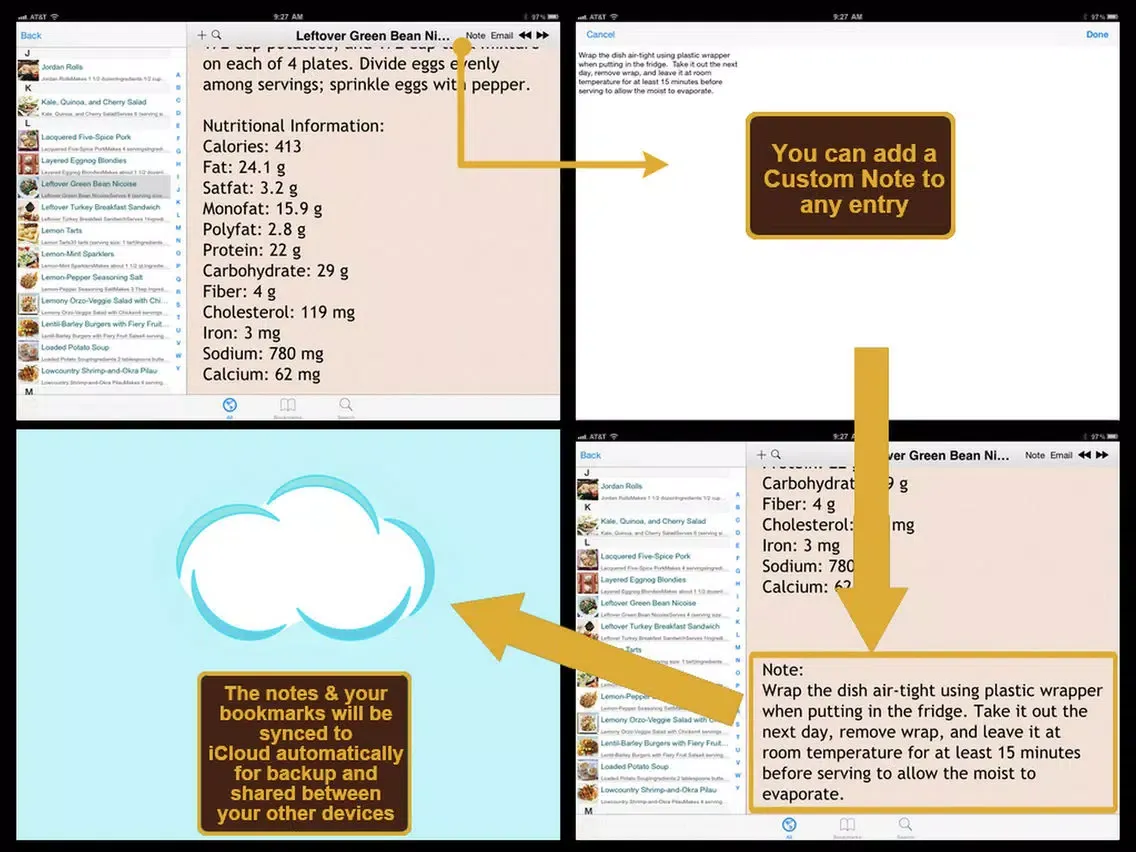 Recookable Recipes iPad  سکرین شاٹس