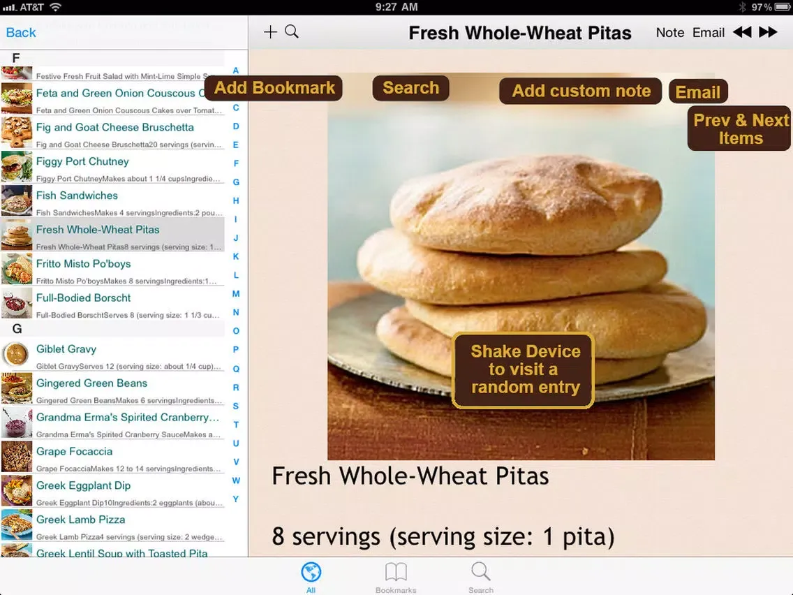 Recookable Recipes iPad  سکرین شاٹس