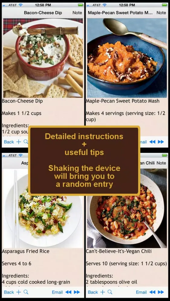 Recookable Recipes سکرین شاٹس