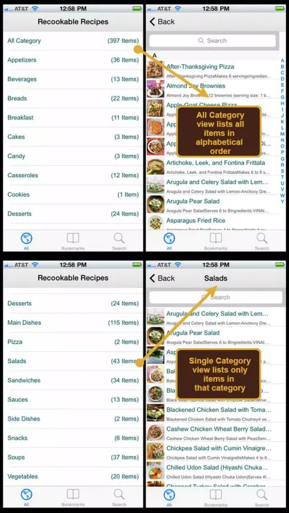 Recookable Recipes سکرین شاٹس