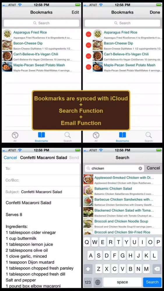 Recookable Recipes سکرین شاٹس