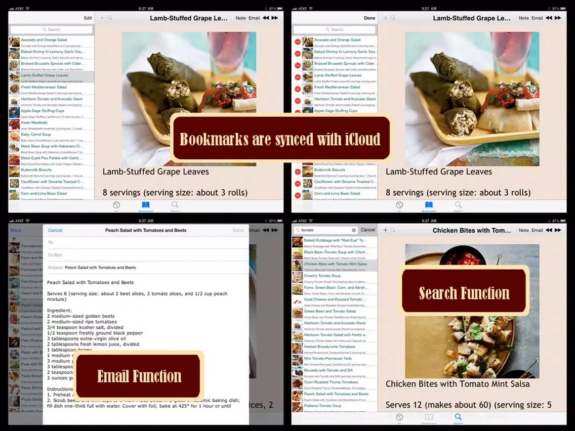Zrzuty ekranu 500 Negative Calorie Diet Recipes iPad 