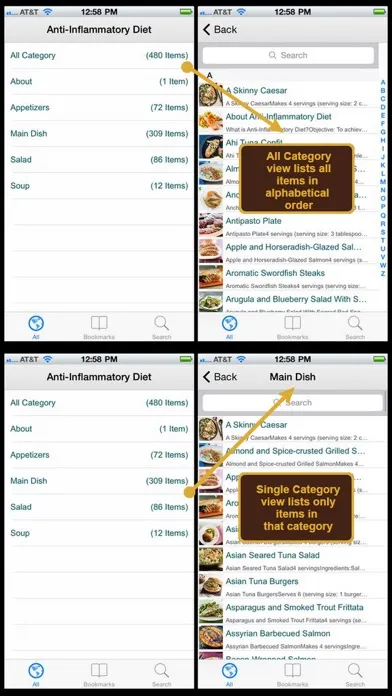 Anti-Inflammatory Diet Recipe Plus+ Screenshots