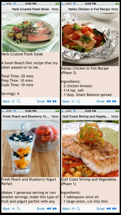 South Beach Recipes Plus+应用截图