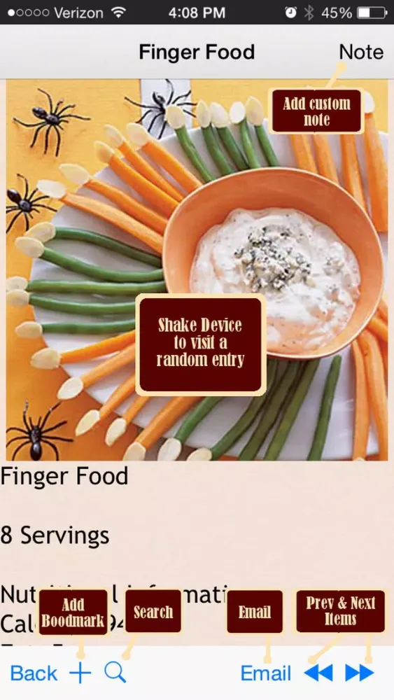 Captures d'écran de Abs Diet Recipes Plus+