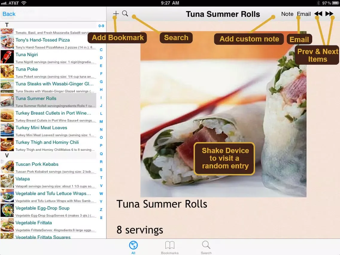 Captures d'écran de Ultra Low Fat Diet Recipe Plus+ iPad 