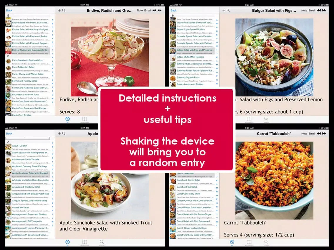 TLC Diet Recipes iPad  স্ক্রিনশট