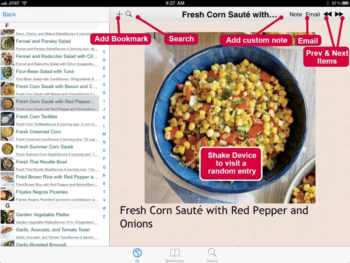 TLC Diet Recipes iPad  স্ক্রিনশট