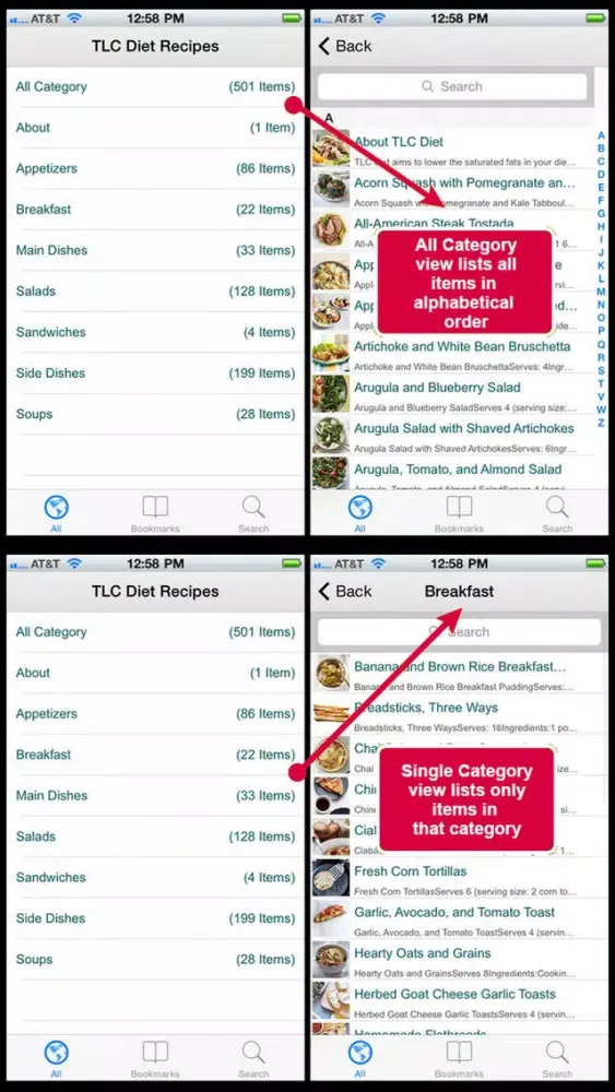 TLC Diet Recipes স্ক্রিনশট