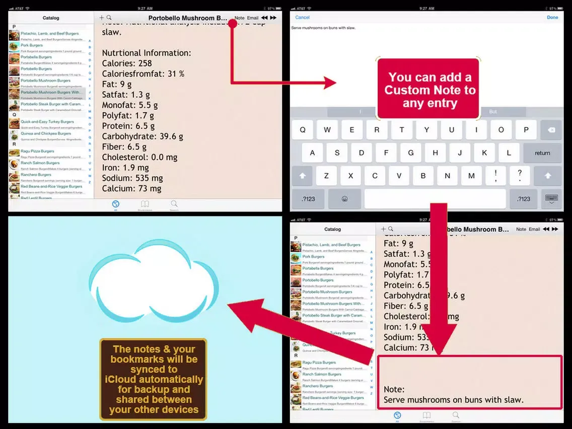 صور 300 Burger Recipes iPad 