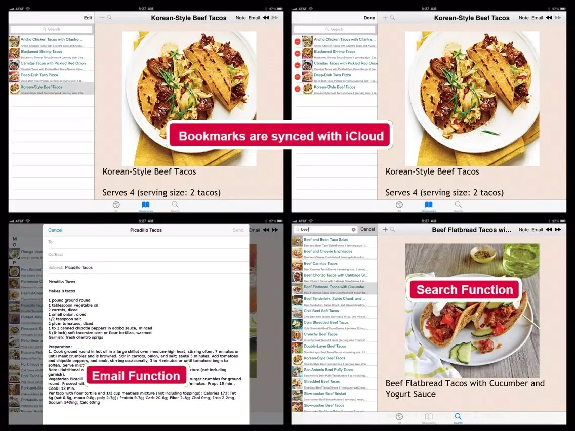 300 Taco Recipes iPad  Ekran Görüntüleri