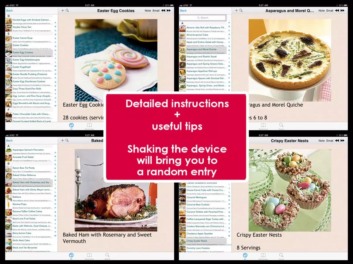 Screenshot di 230 Easter Recipes iPad 