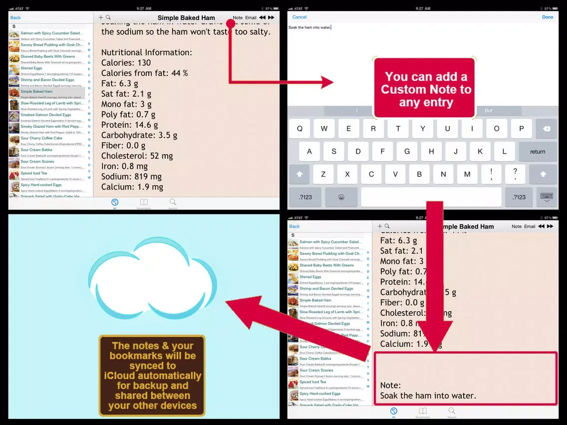 Screenshot di 230 Easter Recipes iPad 