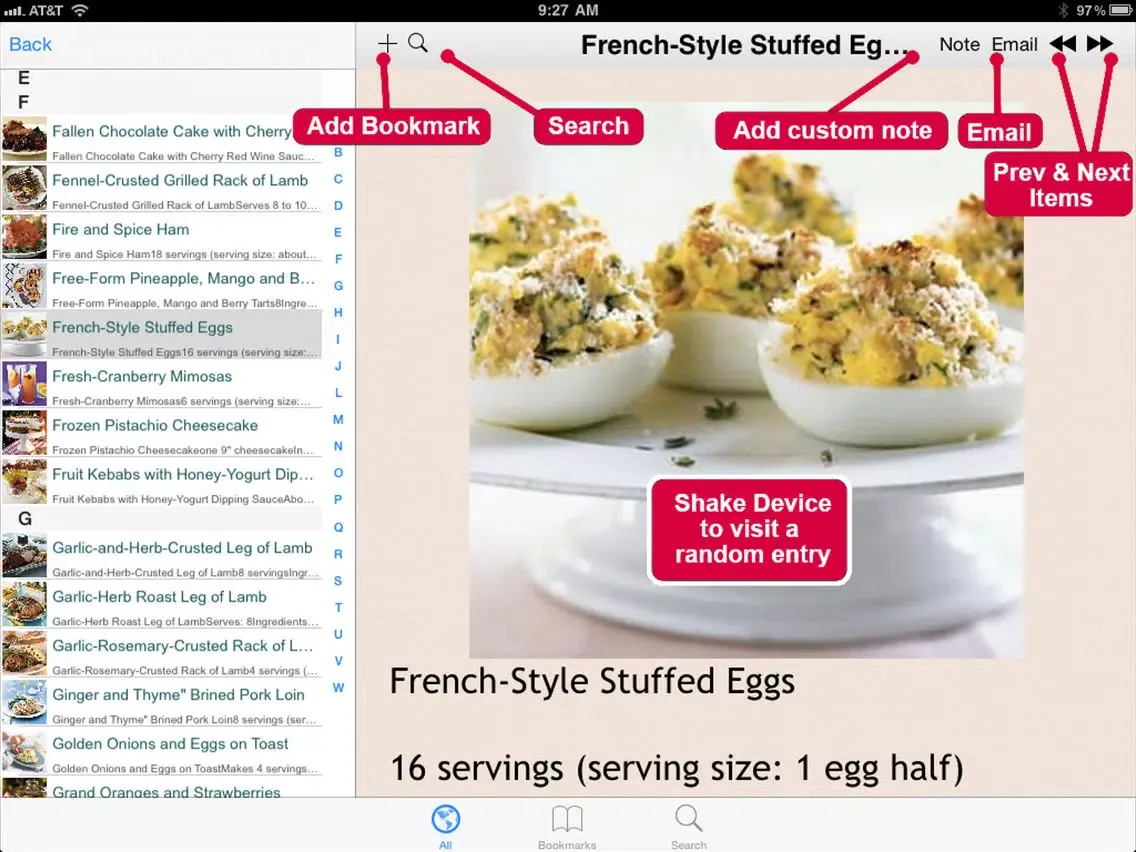 Screenshot di 230 Easter Recipes iPad 