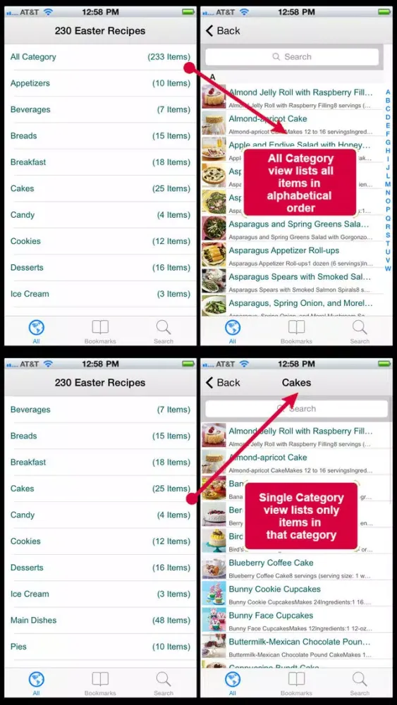 Screenshot di 230 Easter Recipes
