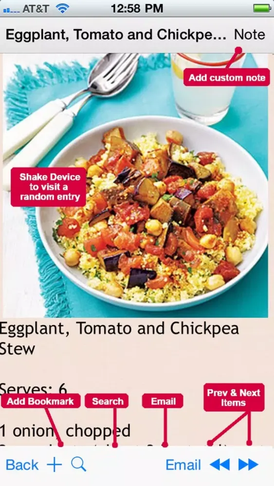 Capturas de pantalla de 500 Superfood Recipes
