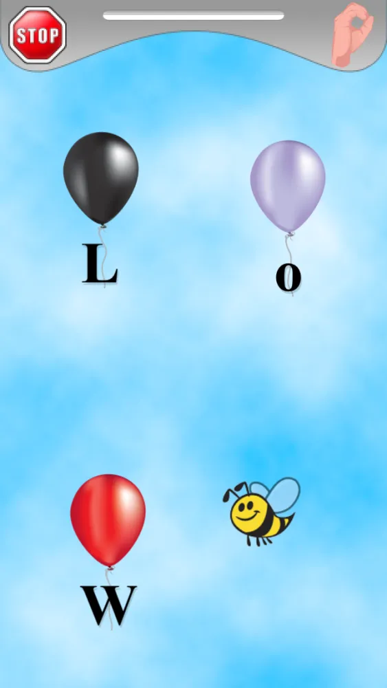 Tangkapan skrin A Bee Sees - Learning Letters, Numbers, and Colors