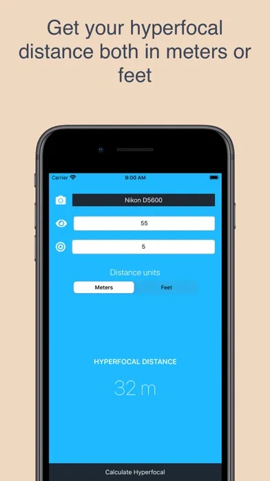 Hyperfocal DOF應用截圖