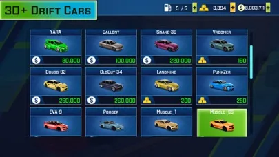 Captures d'écran de Drift King Mobile