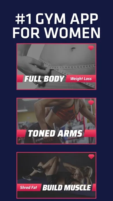 Gym Workout Planner For Women 스크린샷