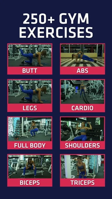 Gym Workout Planner For Women 스크린샷