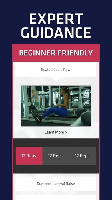 Gym Workout Planner For Women 스크린샷