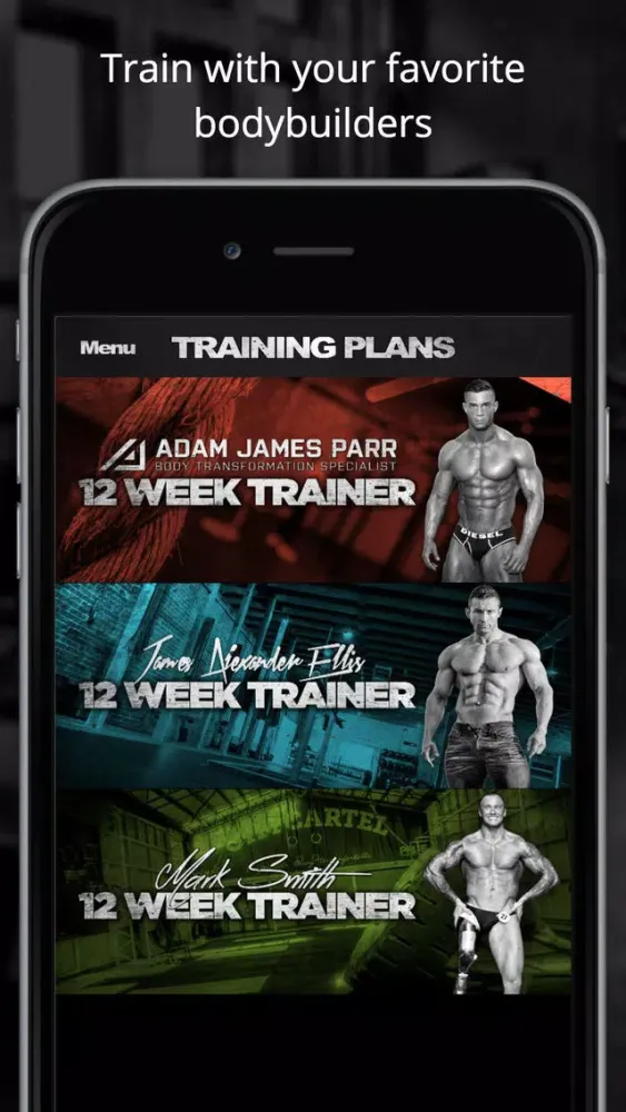 12 Week Trainer with James Alexander-Ellis, Adam Parr, & Mark Smith by BodyPower Screenshots