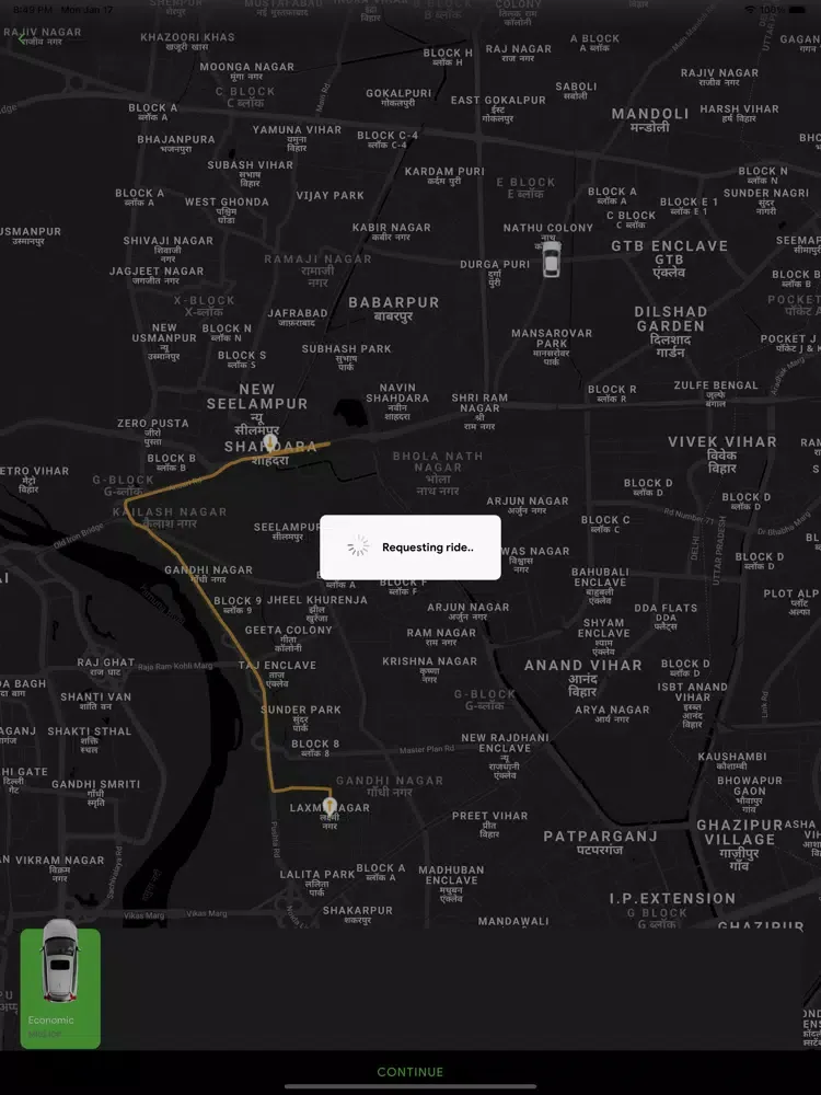Screenshot di Aber Ets iPad 