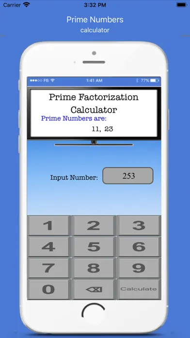 ภาพหน้าจอของ Compute Sci Lite Calculator