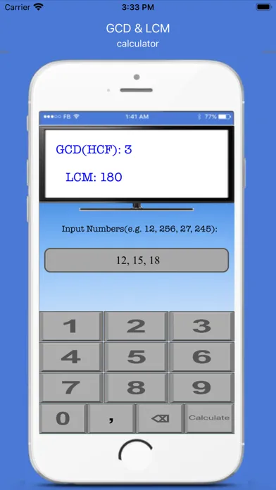 ภาพหน้าจอของ Compute Sci Lite Calculator