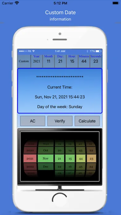 Date and Time Lite Calculator स्क्रीनशॉट
