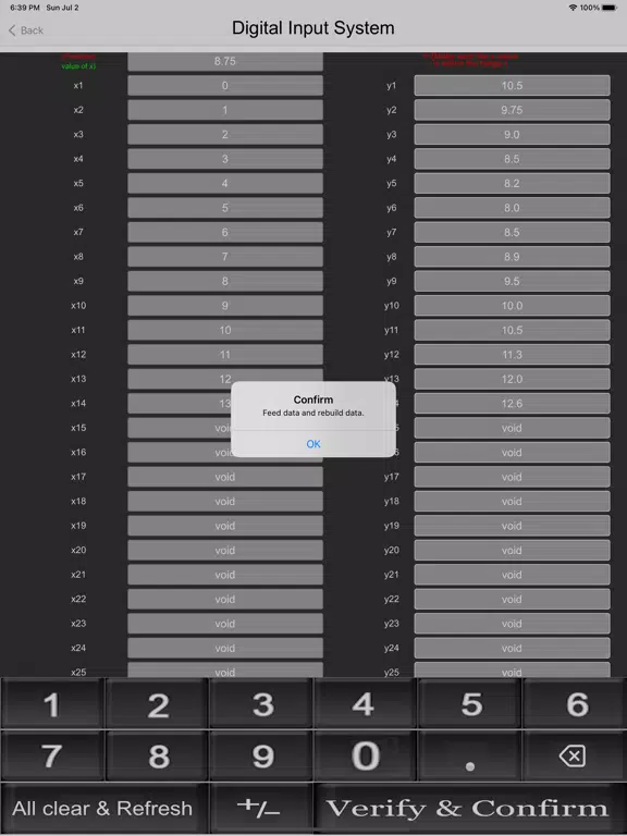 ภาพหน้าจอของ Cubic Regressions iPad 