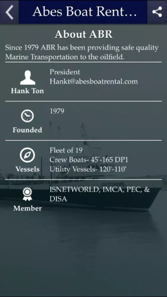 Screenshot di Abes Boat Rentals