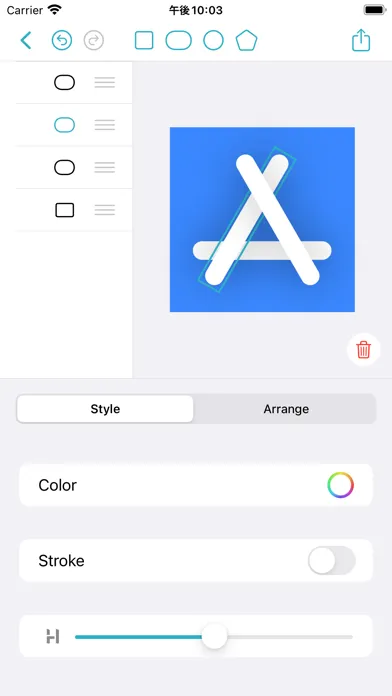Tangkapan skrin App Icon Craftsman